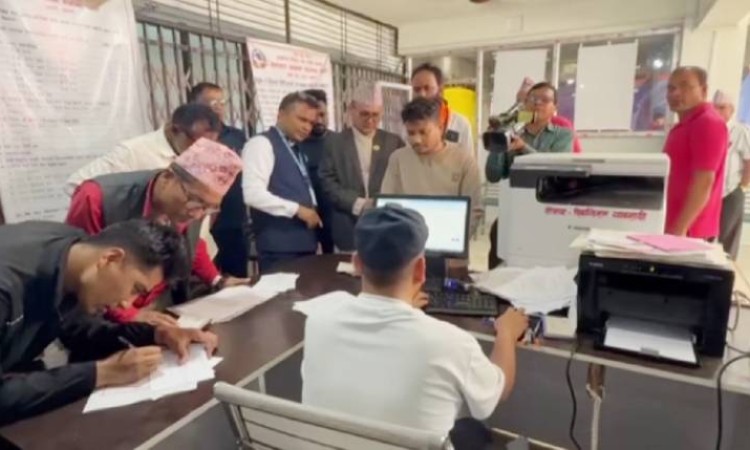 Online payment and token system launched at Transport Office