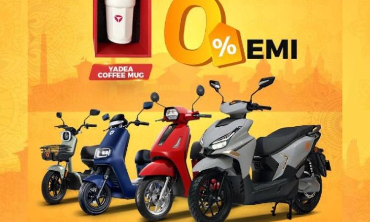 Yadea scooters available on zero percent interest installment plan