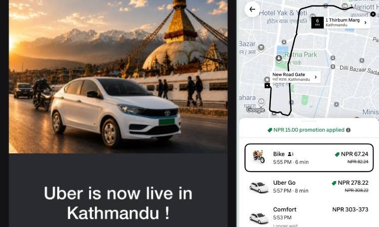 Uber makes its move in Kathmandu with trial launch