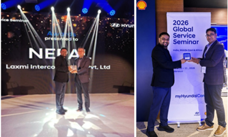 Hyundai Nepal bags top service award in IMEA region