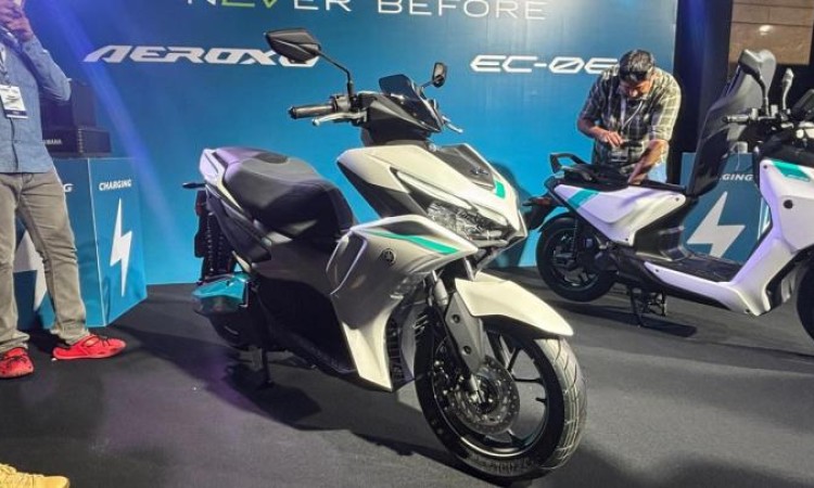 Yamaha launches Aerox-E: electric scooter with 117 km range
