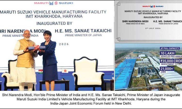New Maruti Suzuki facility inaugurated to produce 1 million vehicles a year