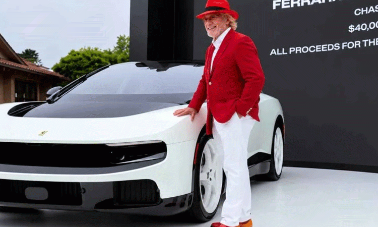 Ferrari’s first EV sells for $40 million at charity auction