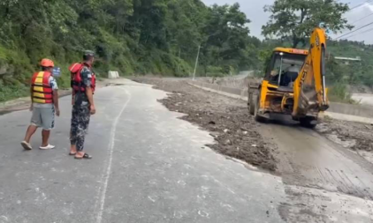 Nagdhunga-Muglin highway among six major roads disrupted by floods and landslides