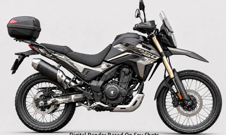 New Bajaj adventure bike sped again, likely to get 250cc engine