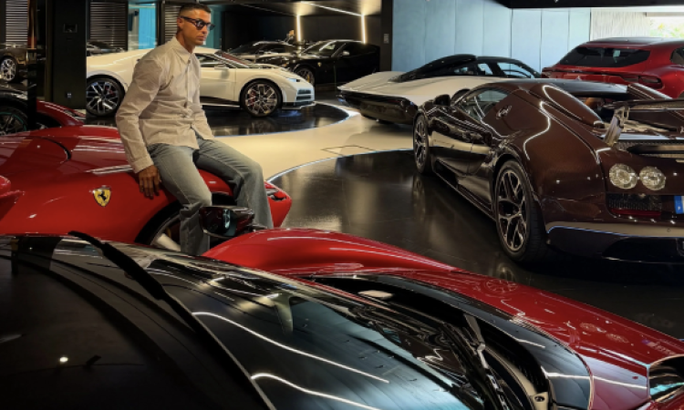 Three Bugattis and two Ferraris: inside Cristiano Ronaldo’s $40 million car collection