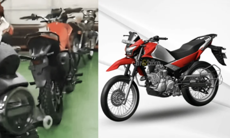 Hero’s new dual-sport motorcycle spotted