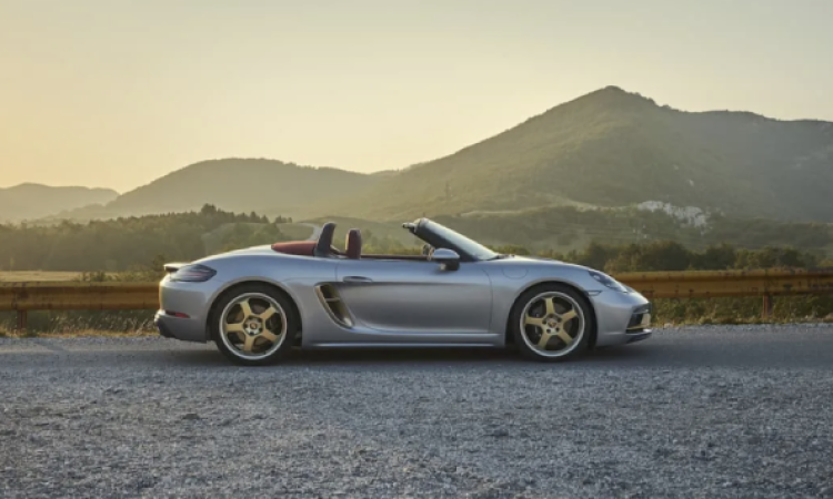 Electric Porsche Boxster spotted testing without camouflage