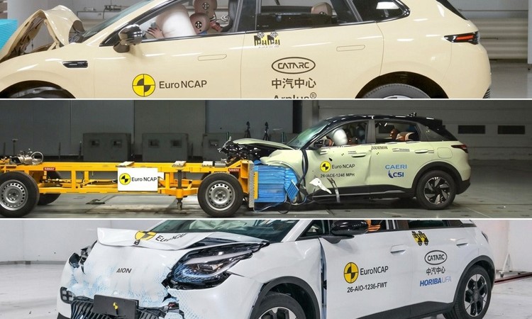 Three Chinese hatchbacks achieve five-star Euro NCAP safety rating