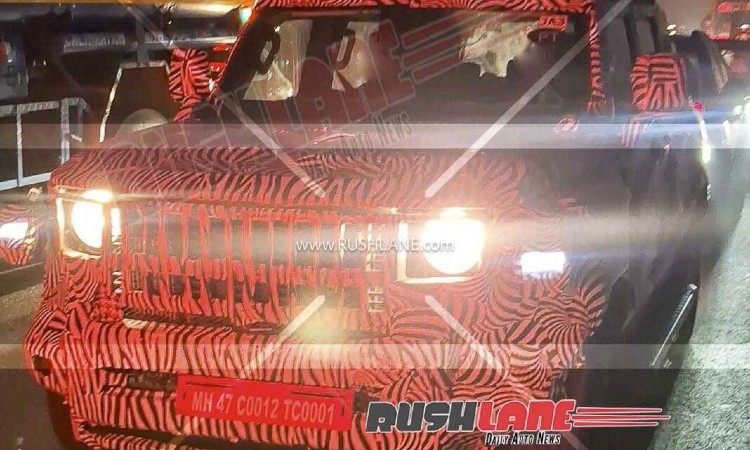 Mahindra Thar electric speed testing